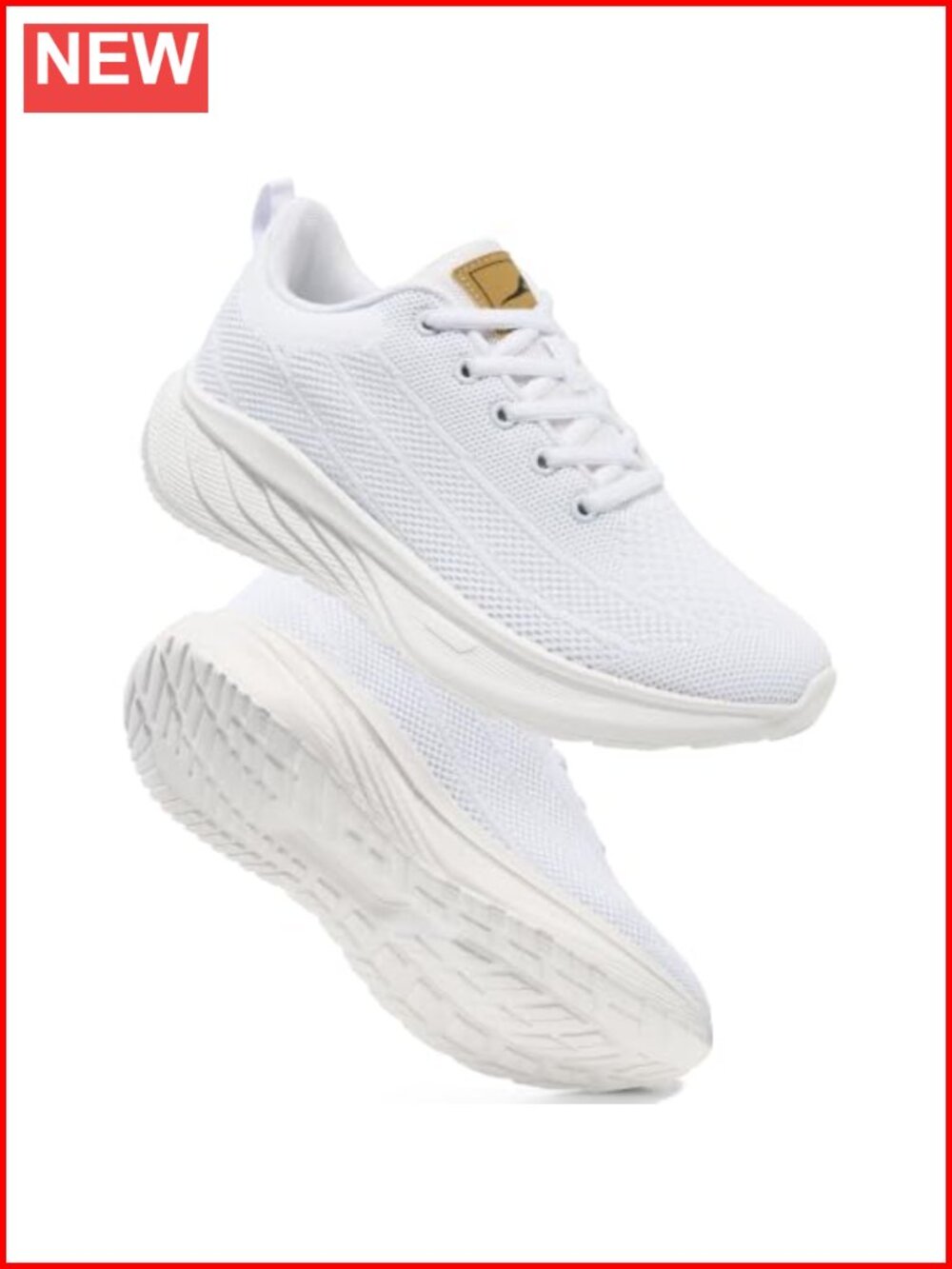Womens Comfortable Walking Shoes Breathable Knit Tennis Sneakers